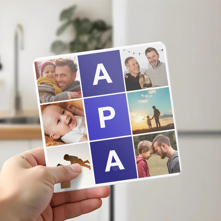 Hudební magnetický obrázek ke Dni otců